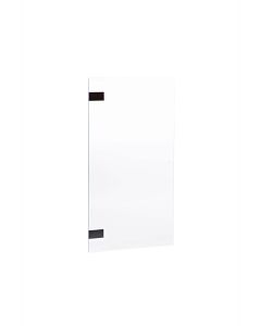 Clear glass door