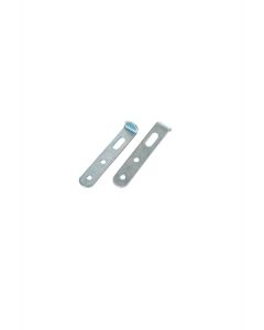 Tip prevention iron for an extended shelf 2pcs