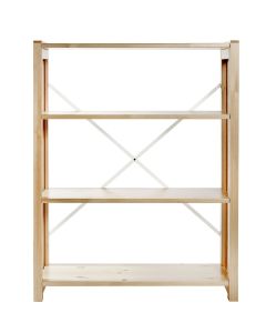 Classic avohylly, 84 cm leve&auml;, luonnonv&auml;ri tai valkolakka, useita korkeuksia