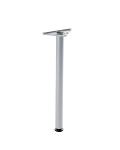 Metal leg 68cm grey