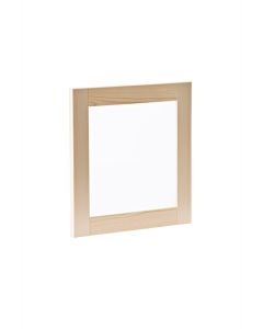 Opal glass panel door