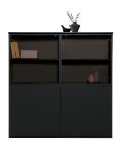 Fuuga vitriini, musta