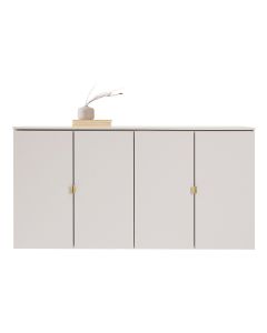 Fuuga senkki, cashmere, messinkiset vetimet, seinään kiinnitettävä