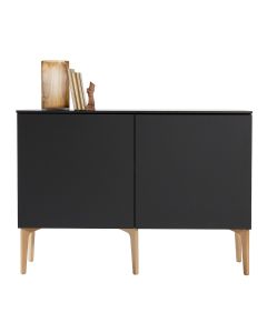 Fuuga senkki, musta, kaksi isoa ovea, tammijalat