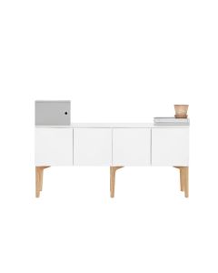 Fuuga tv-taso neljällä ovella, valkoinen