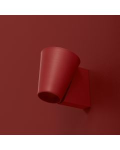 Liekki-seinävalaisin, punaruskea