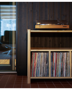 Classic LP-levyhylly, välihylly ja jakolevyt