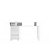 Lundia Classic work station, white lacquered
