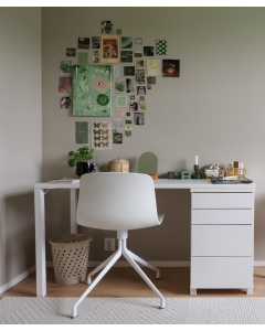 Lundia Classic ty&ouml;p&ouml;yt&auml;, valkolakattu