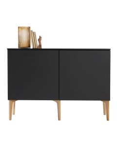 Fuuga senkki, musta, kaksi isoa ovea, tammijalat