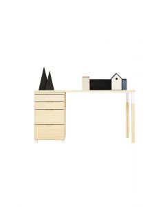 Lundia Classic work station with sliding drawers