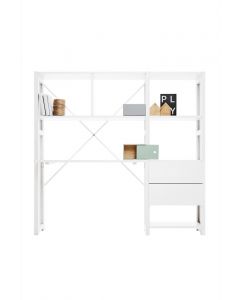 Lundia Classic work station, white lacquered