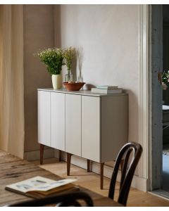 Fuuga senkki, cashmere, pystyovilla, korkea jalka, pähkinäsävy