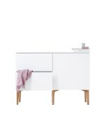 Lundia Fuuga chest with oak legs and drawers