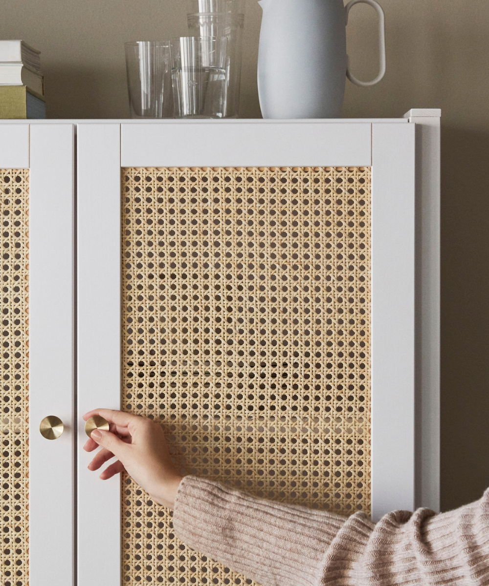 Lundia rottinkiovi ja messinkivedin